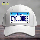 Cyclones Novelty License Plate Hat Tag Cotton / White