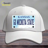 Go Wichita State Novelty License Plate Hat Tag Cotton / White