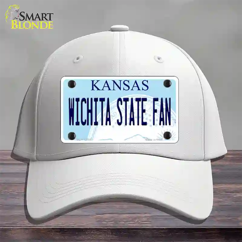 Wichita State Fan Novelty License Plate Hat Tag Cotton / White