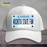 Wichita State Fan Novelty License Plate Hat Tag Cotton / White