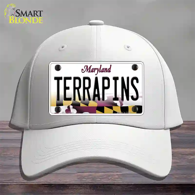 Terrapins Novelty License Plate Hat Tag Cotton / White