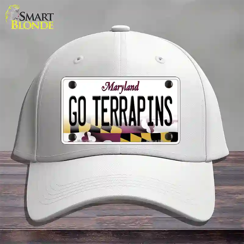 Go Terrapins Novelty License Plate Hat Tag Cotton / White