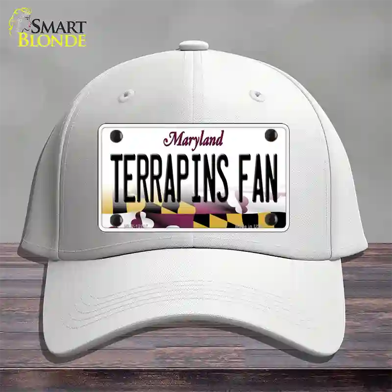 Terrapins Fan Novelty License Plate Hat Tag Cotton / White