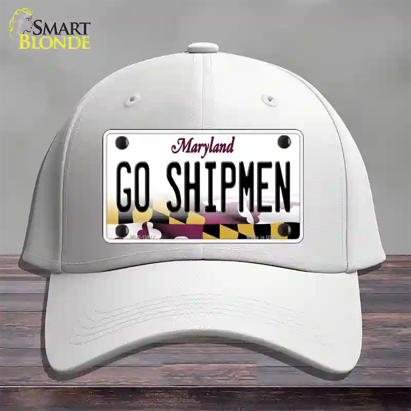 Go Shipmen Novelty License Plate Hat Tag Cotton / White