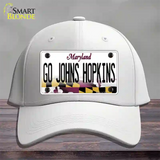 Go Johns Hopkins Novelty License Plate Hat Cotton / White