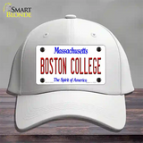 Boston College Novelty License Plate Hat Cotton / White