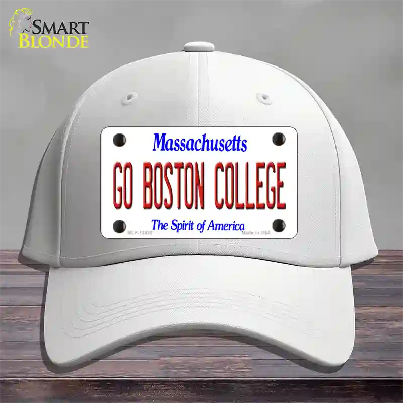 Go Boston College Novelty License Plate Hat Cotton / White