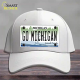 Go Michigan Novelty License Plate Hat Cotton / White