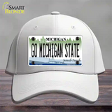 Go Michigan State Novelty License Plate Hat Cotton / White