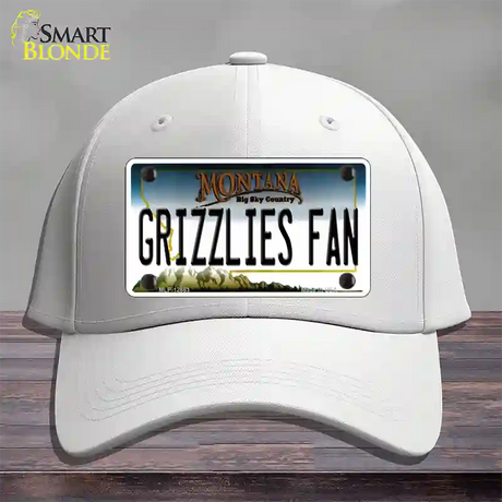 Grizzlies Fan Novelty License Plate Hat Cotton / White