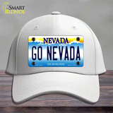 Go Nevada Novelty License Plate Hat Cotton / White