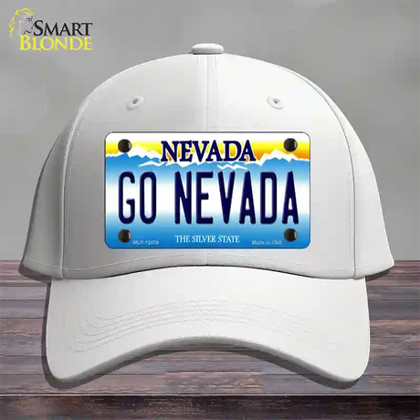 Go Nevada Novelty License Plate Hat Cotton / White