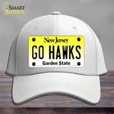 Go Hawks New Jersey Novelty License Plate Hat Cotton / White