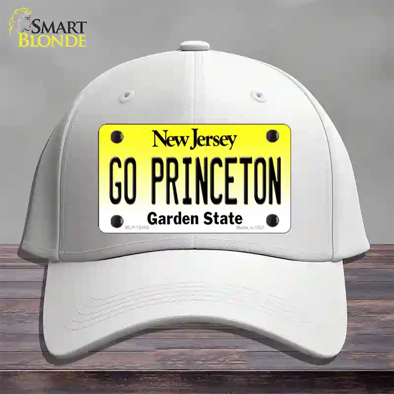 Go Princeton Novelty License Plate Hat Cotton / White