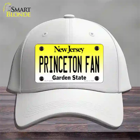 Princeton Fan Novelty License Plate Hat Cotton / White