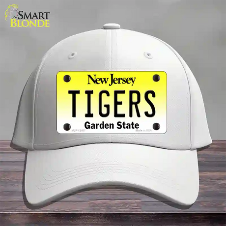 Tigers Novelty License Plate Hat Cotton / White