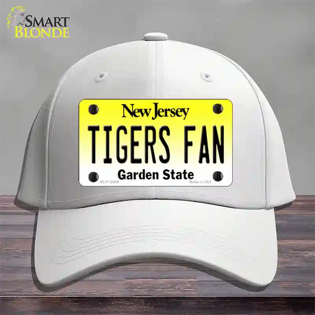 Tigers Fan New Jersey Novelty License Plate Hat Cotton / White