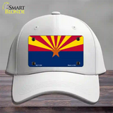 Arizona Small Star Novelty License Plate Hat Cotton / White