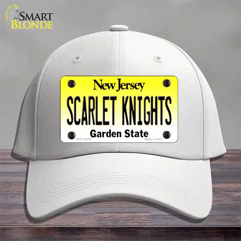 Scarlet Knights Novelty License Plate Hat Cotton / White