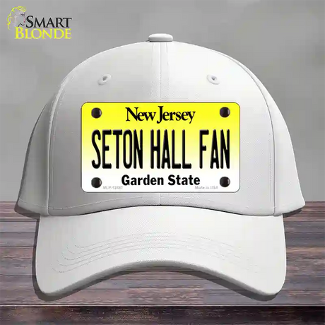 Seton Hall Fan Novelty License Plate Hat Cotton / White