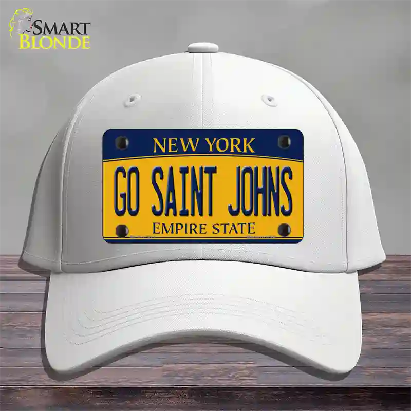 Go Saint Johns Novelty License Plate Hat Cotton / White