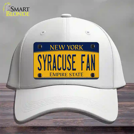 Syracuse Fan Novelty License Plate Hat Cotton / White