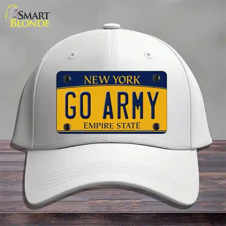 Go Army Novelty License Plate Hat Cotton / White