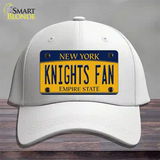 Black Knights Fan Novelty License Plate Hat Cotton / White