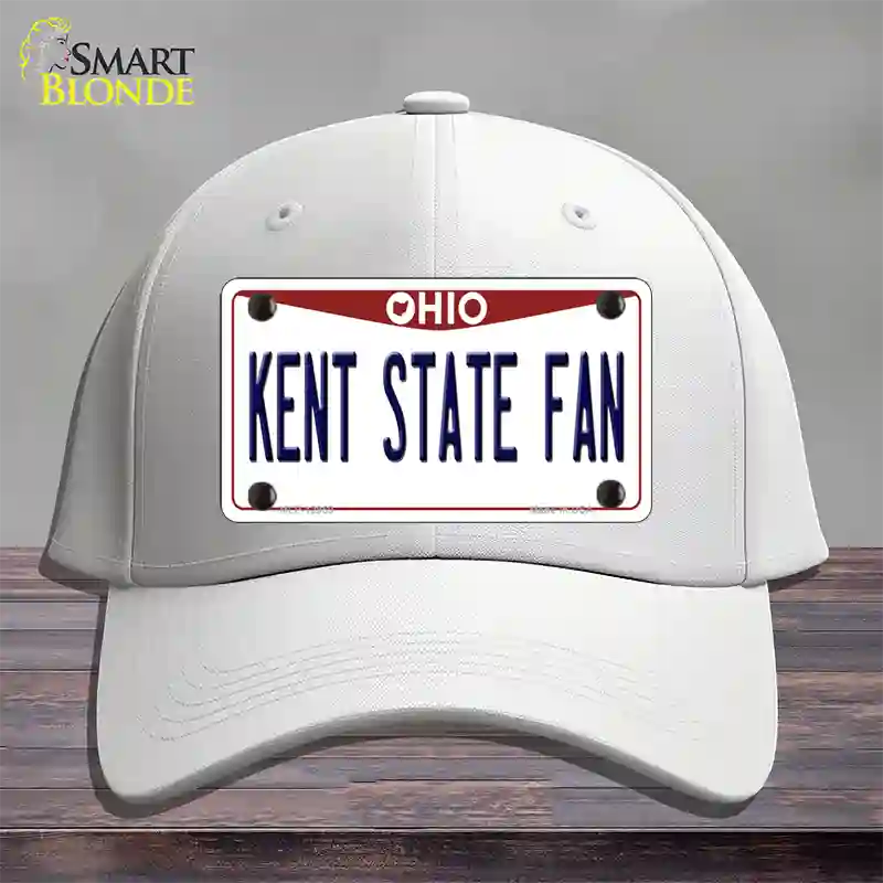 Kent State Fan Novelty License Plate Hat Cotton / White