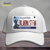 Oklahoma State Fan Novelty License Plate Hat Cotton / White