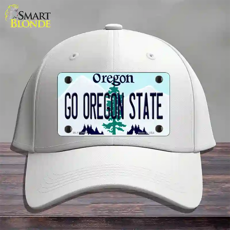 Go Oregon State Novelty License Plate Hat Cotton / White