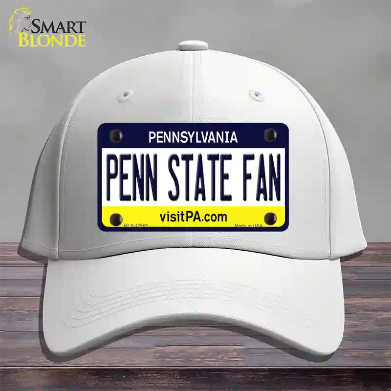 Penn State Fan Novelty License Plate Hat Cotton / White