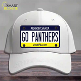 Go Panthers Novelty License Plate Hat Cotton / White