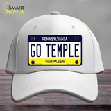 Go Temple Novelty License Plate Hat Cotton / White