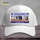 Clemson Fan Novelty License Plate Hat Cotton / White