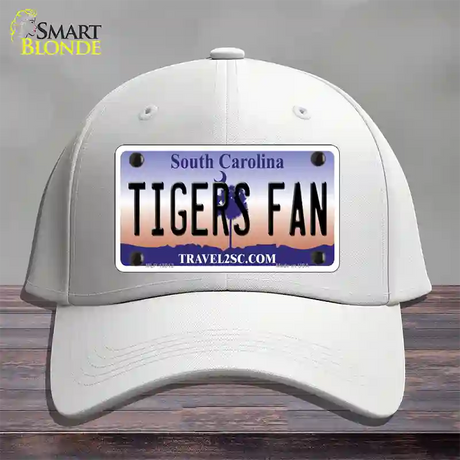 South Carolina Plate Tigers Fan Novelty License Plate Hat Cotton / White