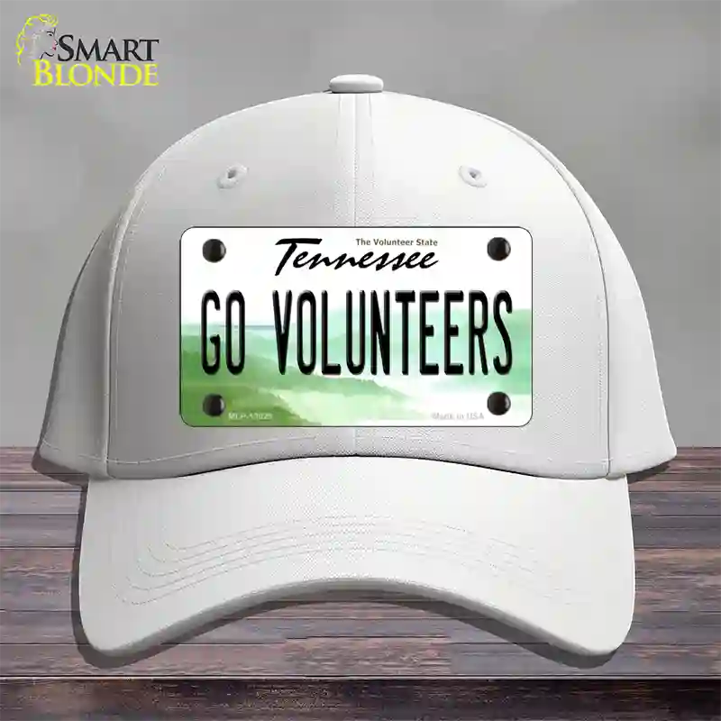 Go Volunteers Novelty License Plate Hat Cotton / White