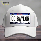 Go Baylor Novelty License Plate Hat Cotton / White