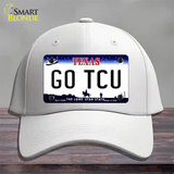 Go TCU Novelty License Plate Hat Cotton / White