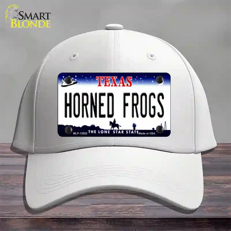 Horned Frogs Novelty License Plate Hat Cotton / White