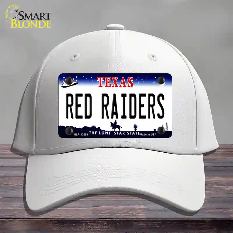 Red Raiders Novelty License Plate Hat Cotton / White