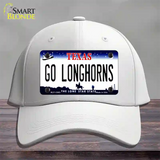 Go Longhorns Novelty License Plate Hat Cotton / White