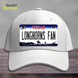 Longhorns Fan Novelty License Plate Hat Cotton / White