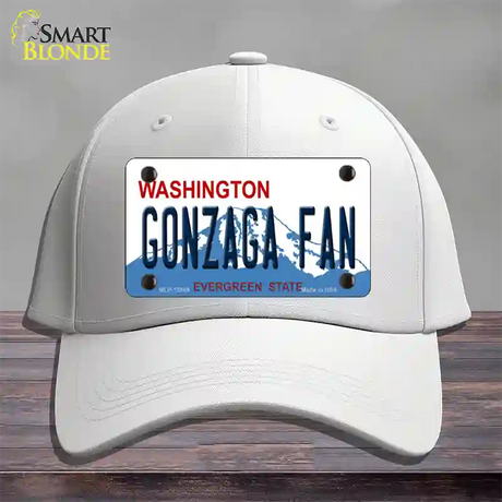 Gonzaga Fan Novelty License Plate Hat Cotton / White