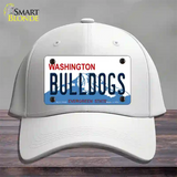 Bulldogs Washington State Novelty License Plate Hat Cotton / White