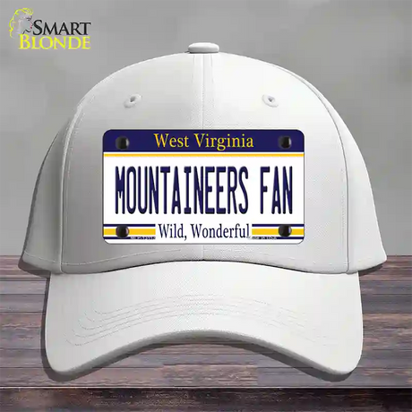 Mountaineers Fan Novelty License Plate Hat Cotton / White