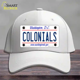 Colonials Novelty License Plate Hat Cotton / White