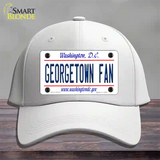 Georgetown Fan Novelty License Plate Hat Cotton / White