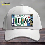 Jaguars Strip Art Novelty License Plate Hat Tag Cotton / White