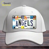 Angels Strip Art Novelty License Plate Hat Tag Cotton / White